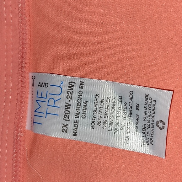 NWT Women's Size 2X(20W-22W)High-Leg High Waist Swim Bottom - Picture 3 of 4